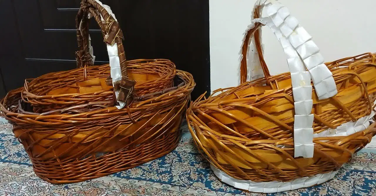 سبد حصیری بزرگ|صنایع دستی و سایر لوازم تزئینی|تهران, اسکندری|دیوار