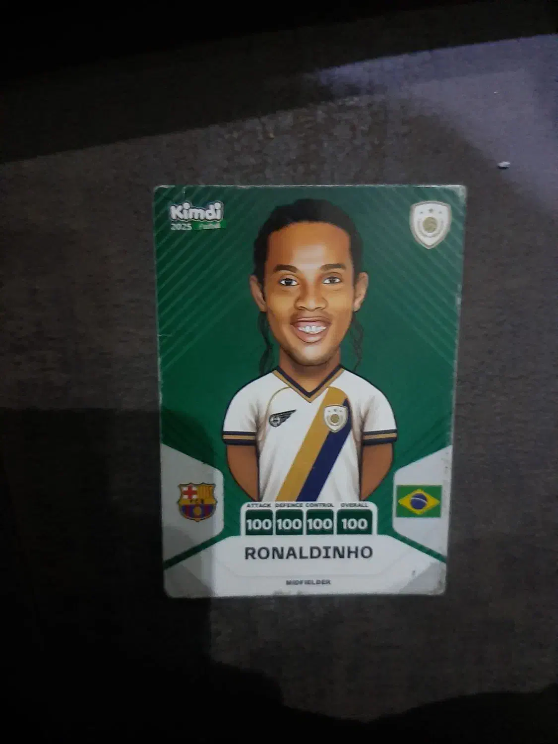 کارت کیمدی رونالدینیو ۱۰۰|اسباببازی|رومشکان, |دیوار