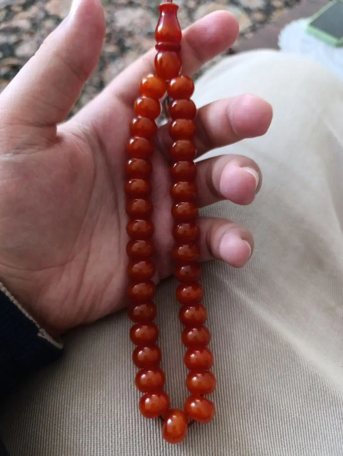 تسبیح کهربا|کلکسیون اشیاء عتیقه|نقده, |دیوار