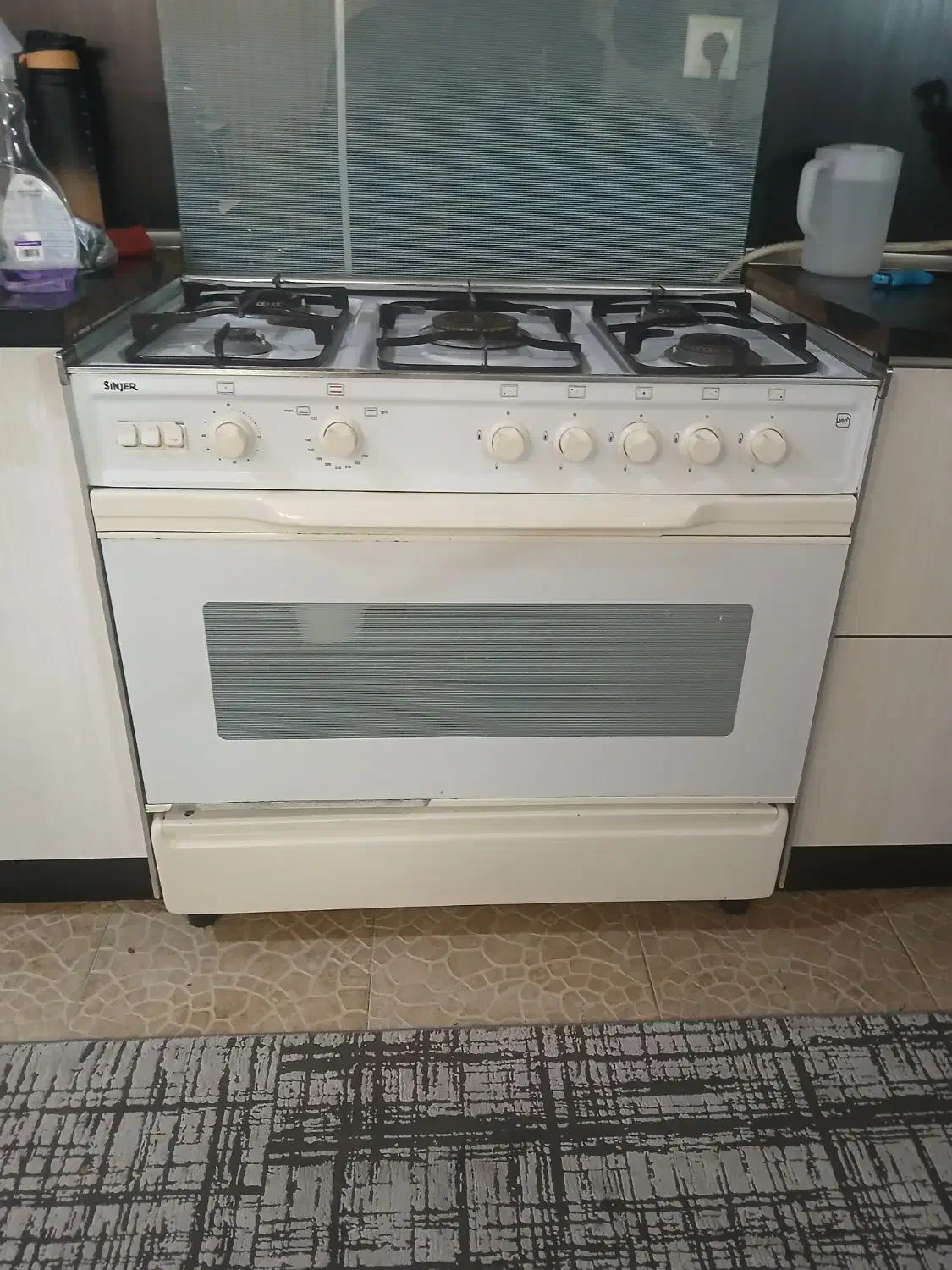 گاز ۵ شعله فر دار|اجاق گاز و لوازم برقی پختوپز|ساوه, |دیوار