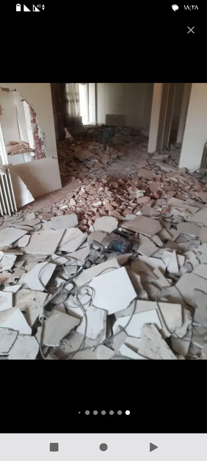 تخریب کار هستم تغیرات کف وتیغه ها اضافی|خدمات پیشه و مهارت|ارومیه, |دیوار