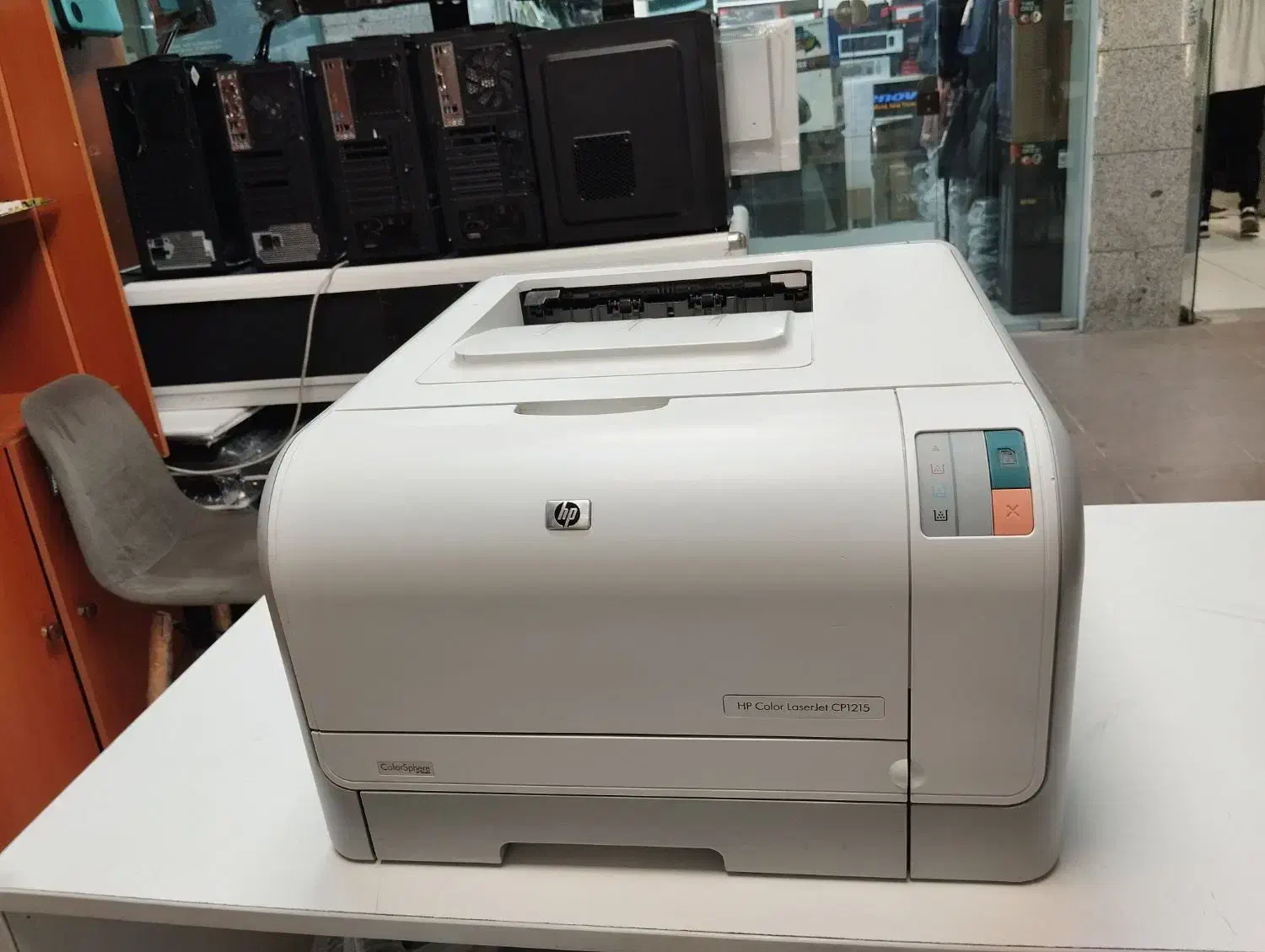 پرینتر لیزری رنگی HP ColorLaserjrt CP1215|پرینتر، اسکنر، کپی، فکس|گرگان, |دیوار