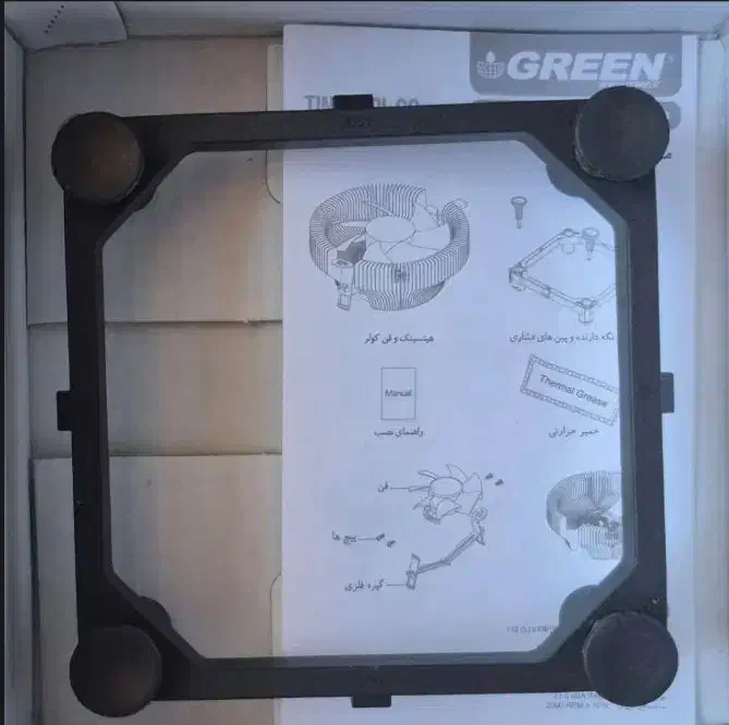 فن خنک کننده سی پی یو TINYCOOL90 Green|قطعات و لوازم جانبی رایانه|رشت, سعدی (تختی)|دیوار