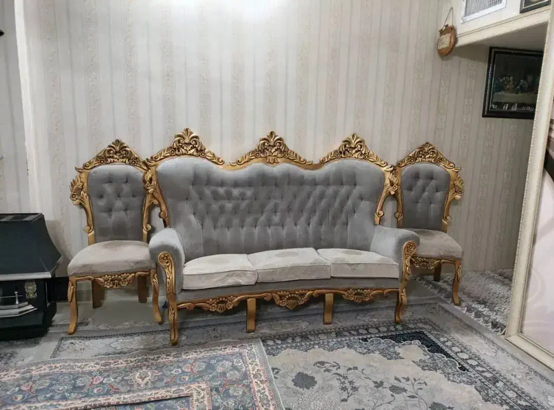 مبلمان 9 نفره|مبلمان خانگی و میز عسلی|نهبندان, |دیوار