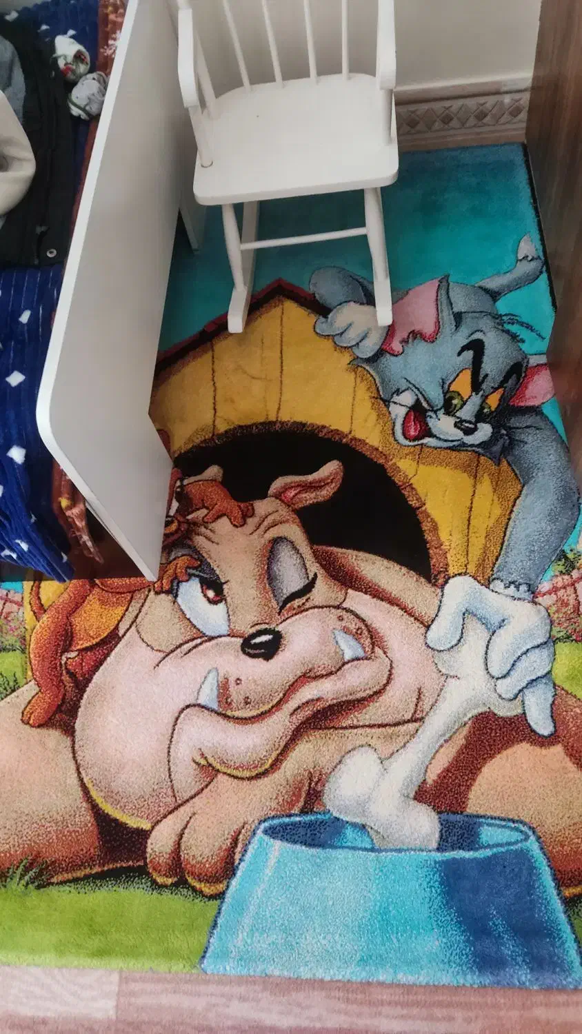 فرش گرد و فرش کودک|فرش|رباط‌کریم, رباط‌کریم|دیوار