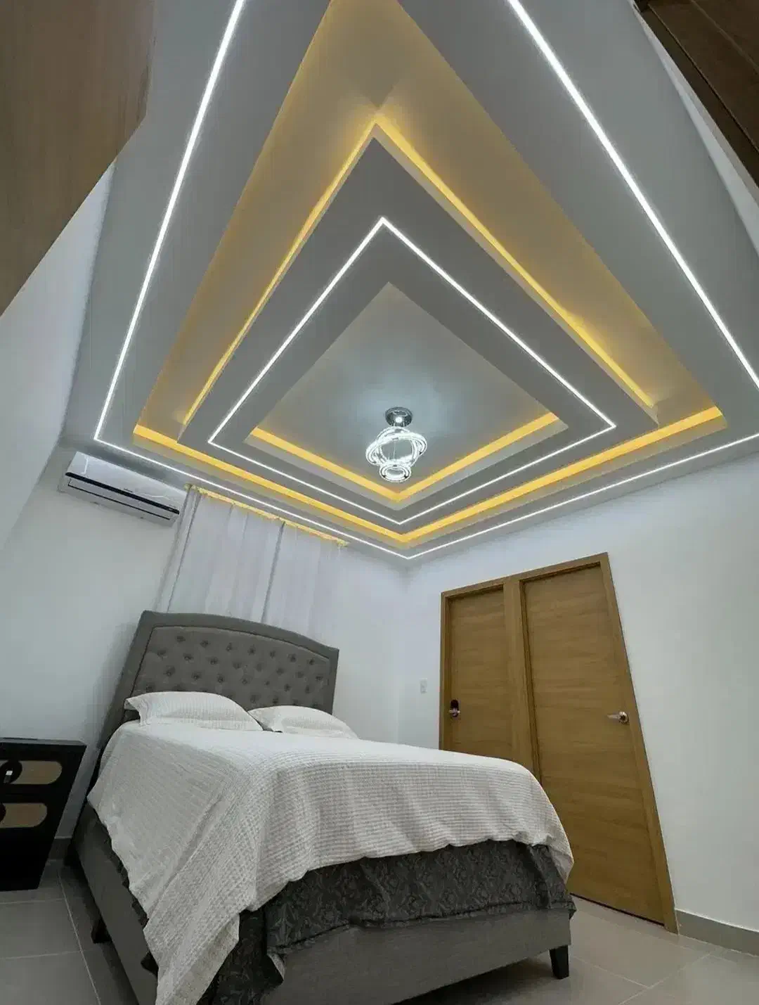 دکور کناف سقف کاذب 60در60 تی وی روم دیوار جداکننده|خدمات پیشه و مهارت|اهواز, کمپلو شمالی|دیوار