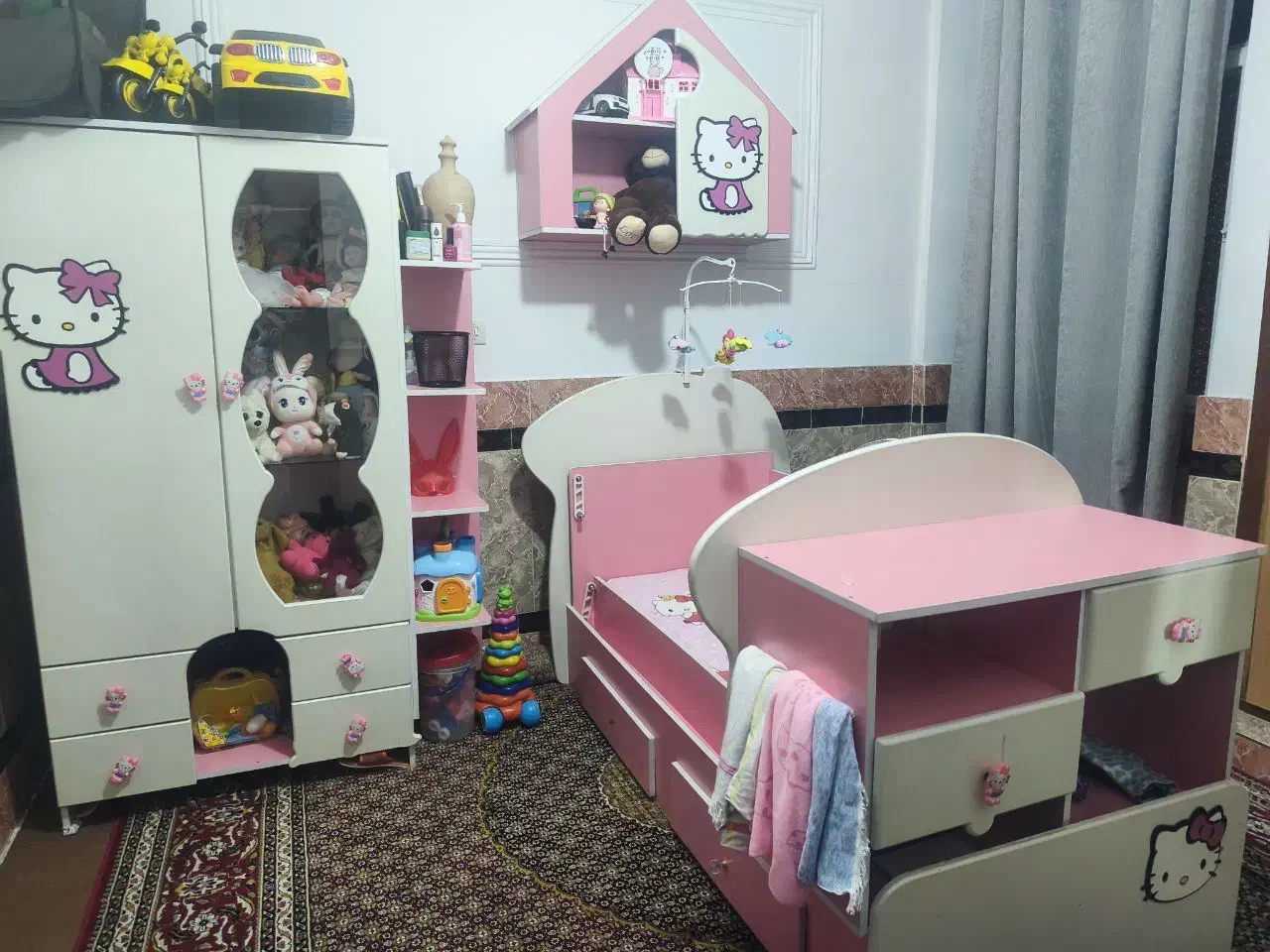 سرویس خواب کودک|تخت و سرویس خواب|زاهدان, |دیوار