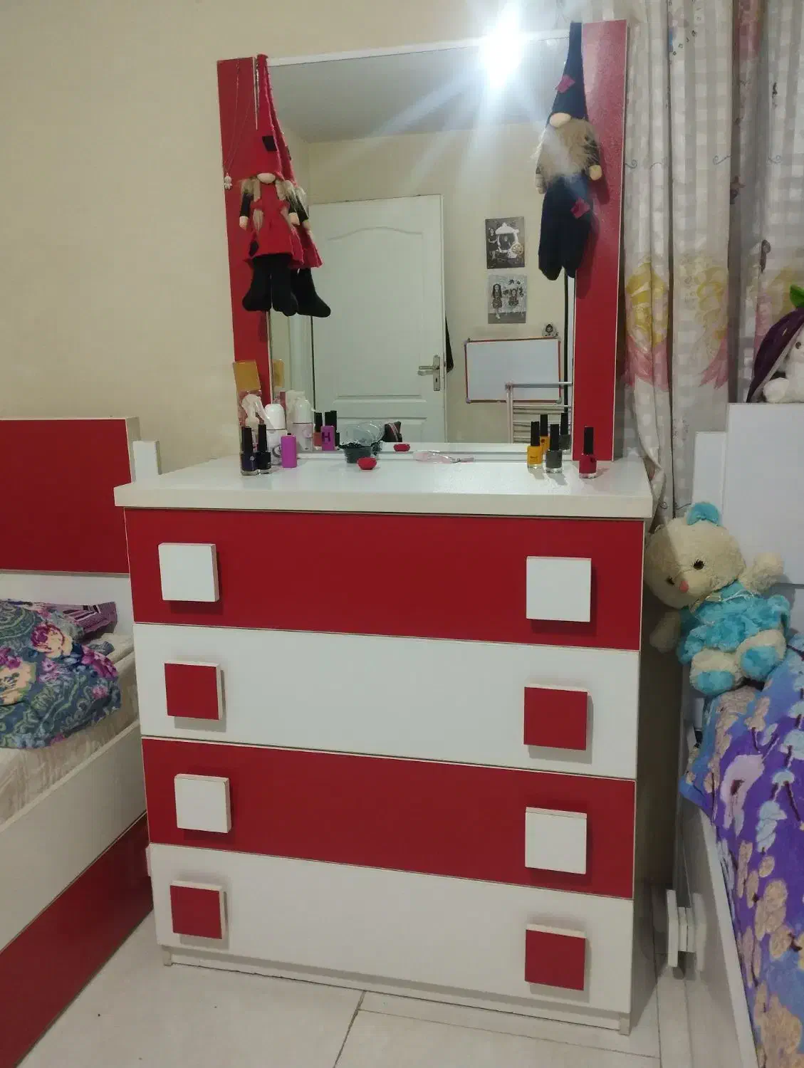 سرویس تخت نوجوان|تخت و سرویس خواب|بومهن, |دیوار