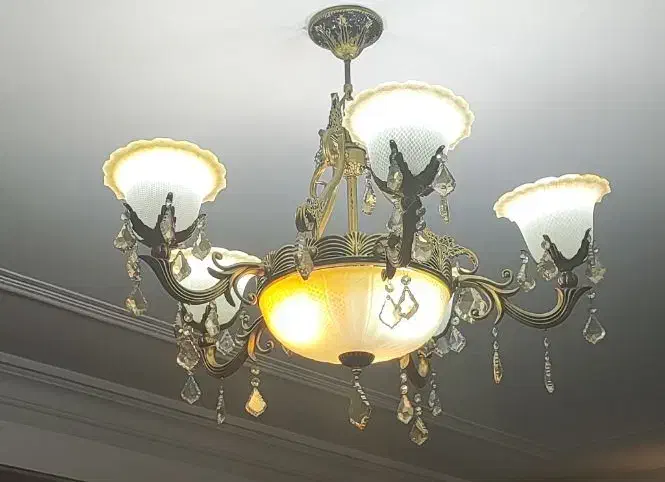 لوستر کارکرده|لوستر و چراغ آویز|اهواز, گلستان|دیوار