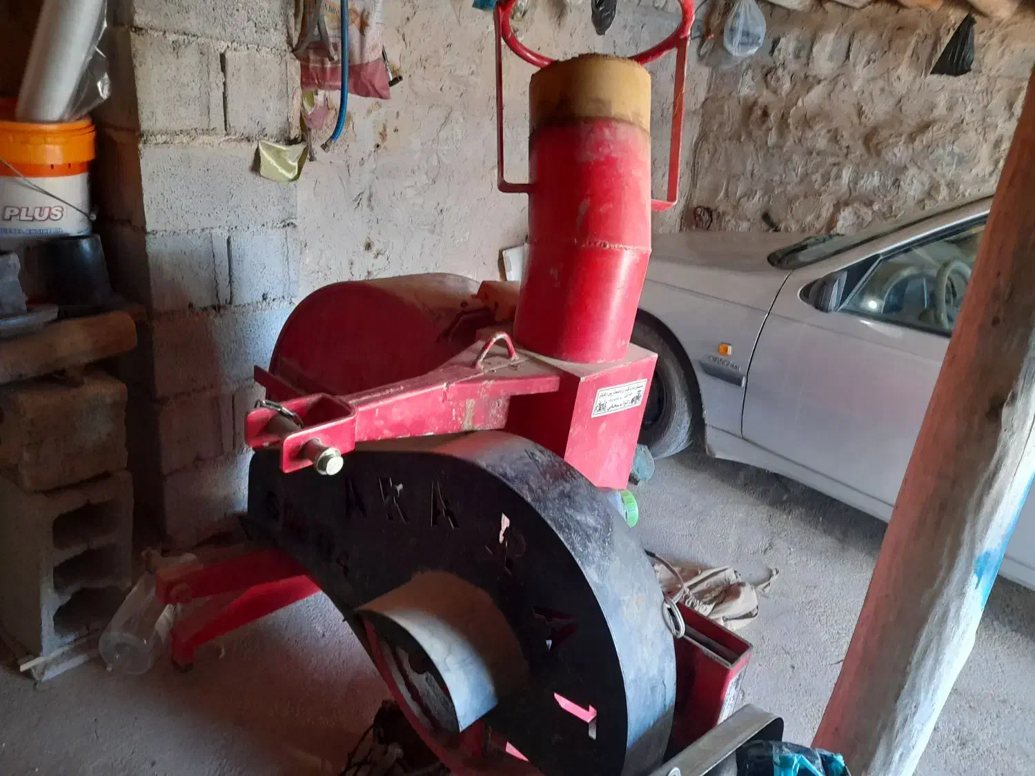 مکنده کاه پشت تراکتوری|ماشین‌آلات صنعتی|سرپل ذهاب, |دیوار