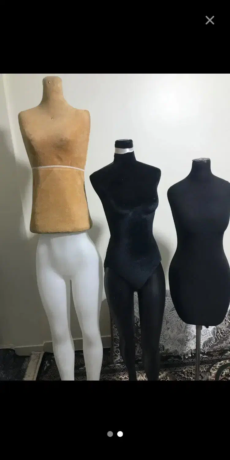 دوعدد مانکن مشکی ۲عددشلواری|لوازم خیاطی و بافتنی|تهران, جوادیه تهرانپارس|دیوار