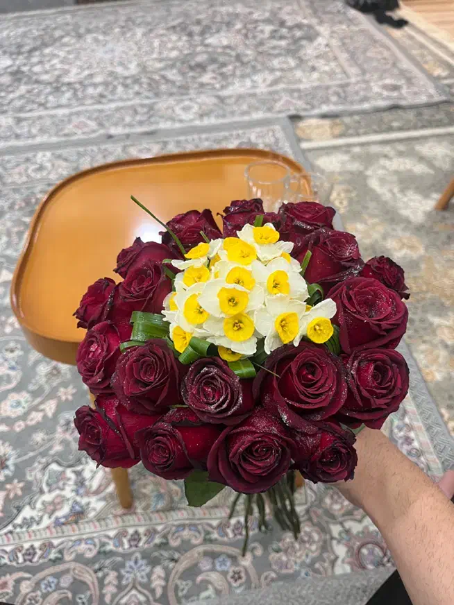 دسته گل|گل و گیاه طبیعی|قم, قلعه کامکار|دیوار