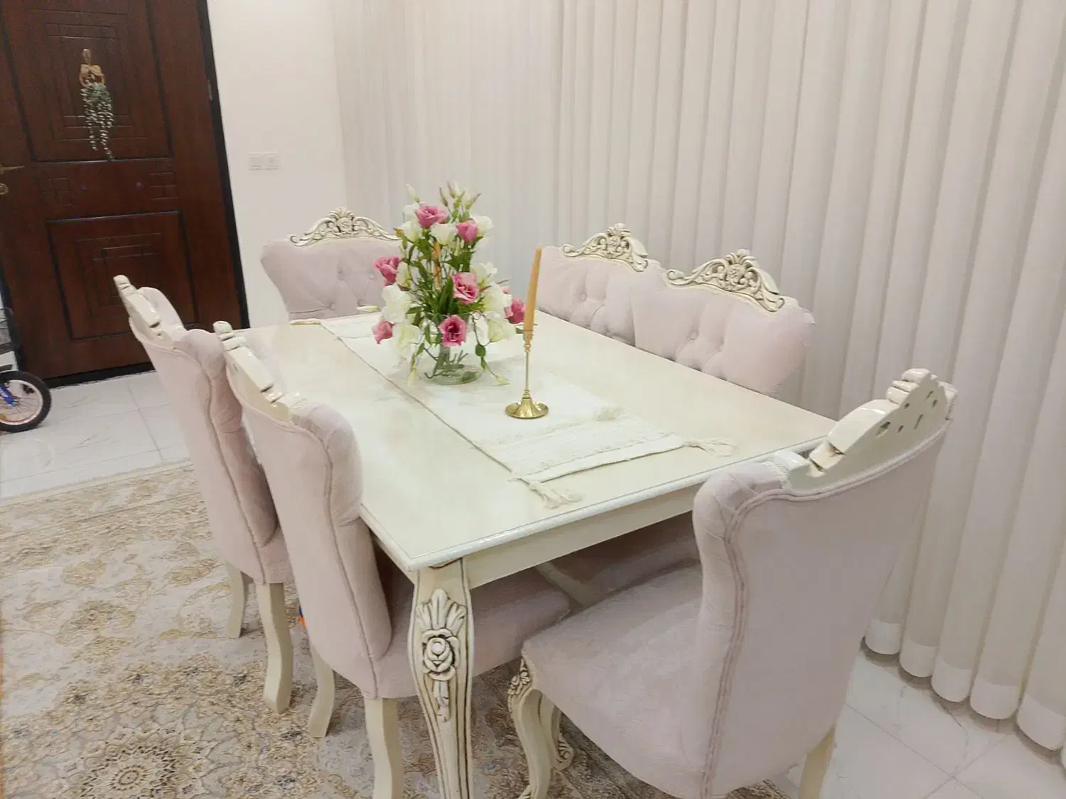 میز ناهار خوری 6نفره|مبلمان خانگی و میز عسلی|گلپایگان, |دیوار