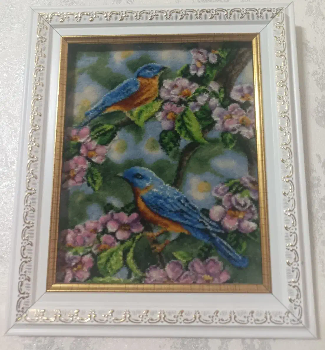 تابلو فرش زیبای نقمه بهار|تابلو فرش|مشهد, طبرسی شمالی|دیوار