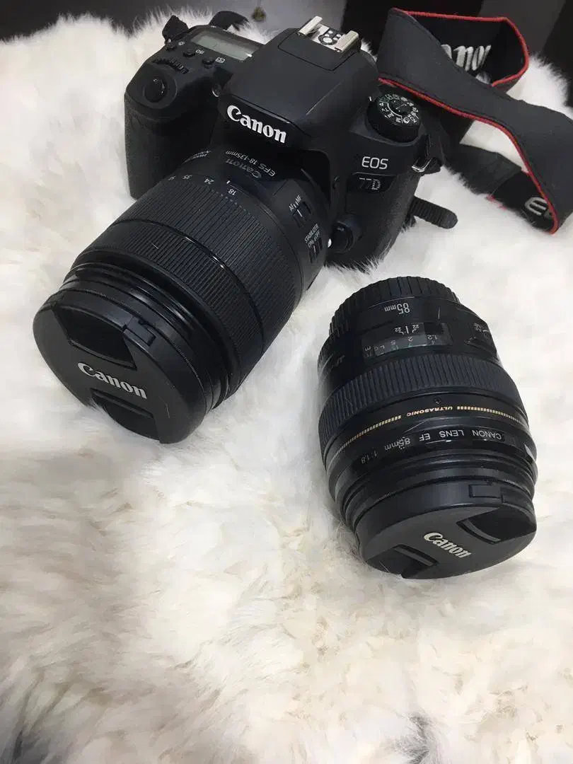 دوربین n7713-18  و لنز canon 85 f.8 fix|دوربین عکاسی و فیلم‌برداری|زاهدان, |دیوار