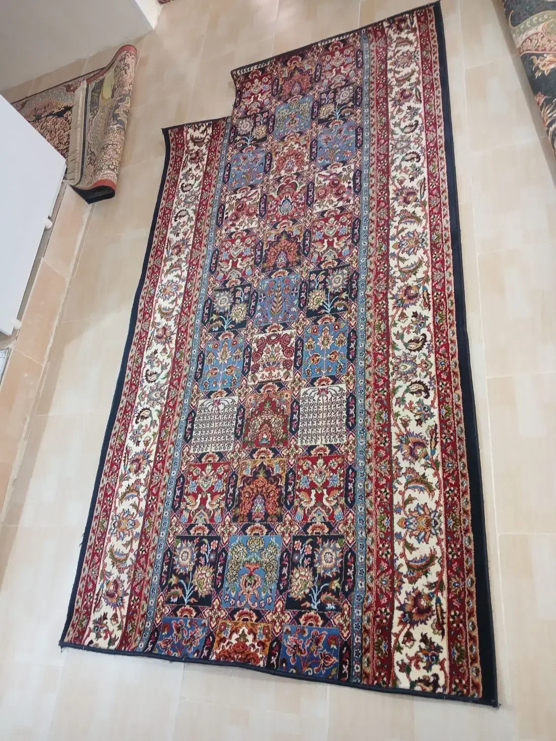 گلیم فرش در حد نو و تمیز|گلیم، جاجیم، گبه|الوند, |دیوار