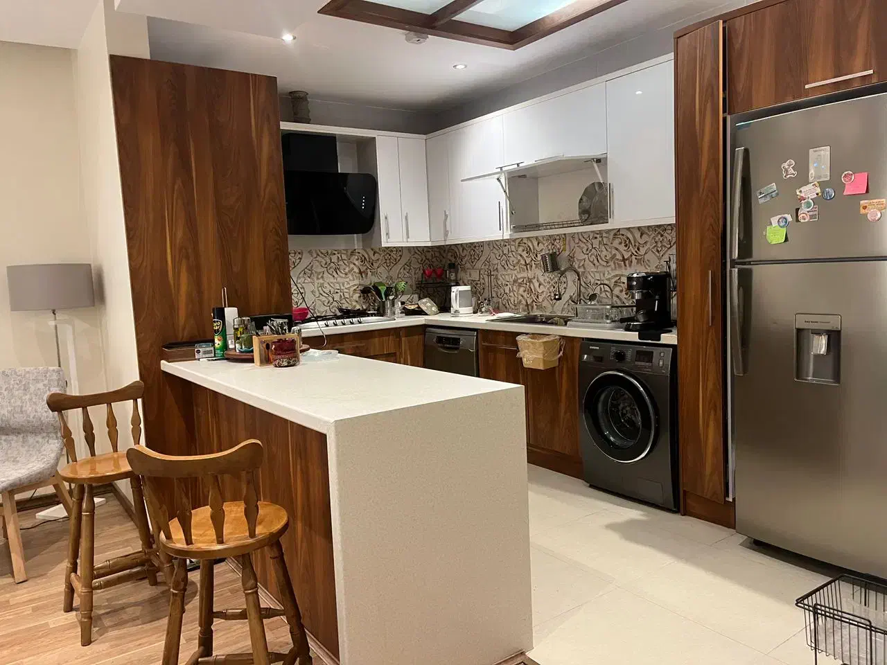 112متر تراس بزرگ /باغ بهشت/سعادت آباد