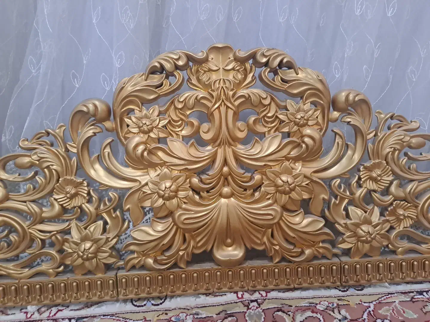 فروش پرده با کتیبه و چوب پرده (کارکرده)|پرده، رانر، رومیزی|برازجان, |دیوار