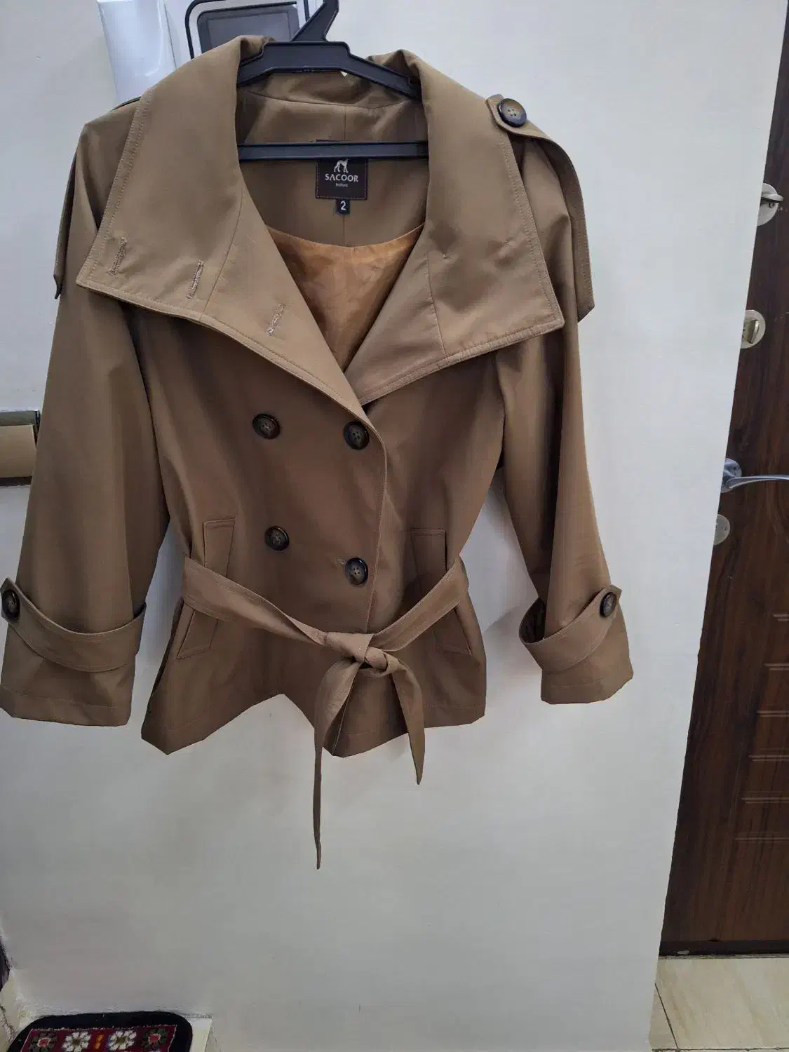 بارونی سانتانا جنس عالی رنک قهوهای|لباس|دماوند, گیلاوند|دیوار