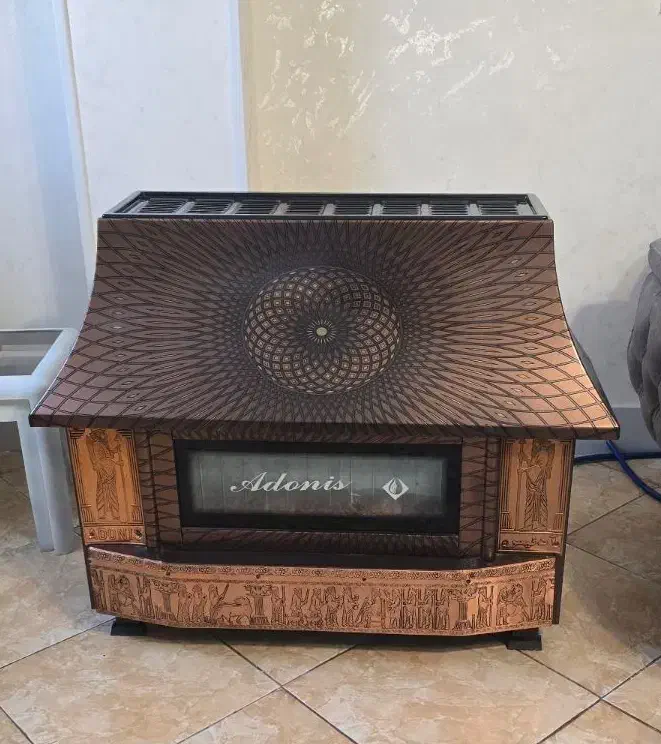 بخاری شومینه ای سایزبزرگ درحدنو مارک آدُنیس|بخاری، هیتر، شومینه|شاهینشهر, نظامی|دیوار