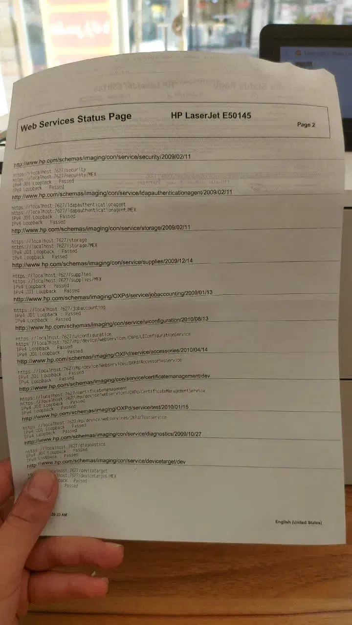 پرینتر HP LaserJet E50145|پرینتر، اسکنر، کپی، فکس|الیگودرز, |دیوار