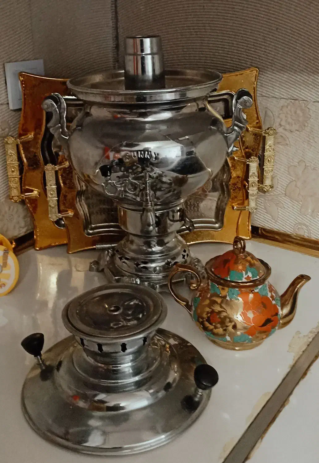 سماور گازی و توستر نو|سماور، چای‌ساز، قهوه‌ساز|تایباد, |دیوار