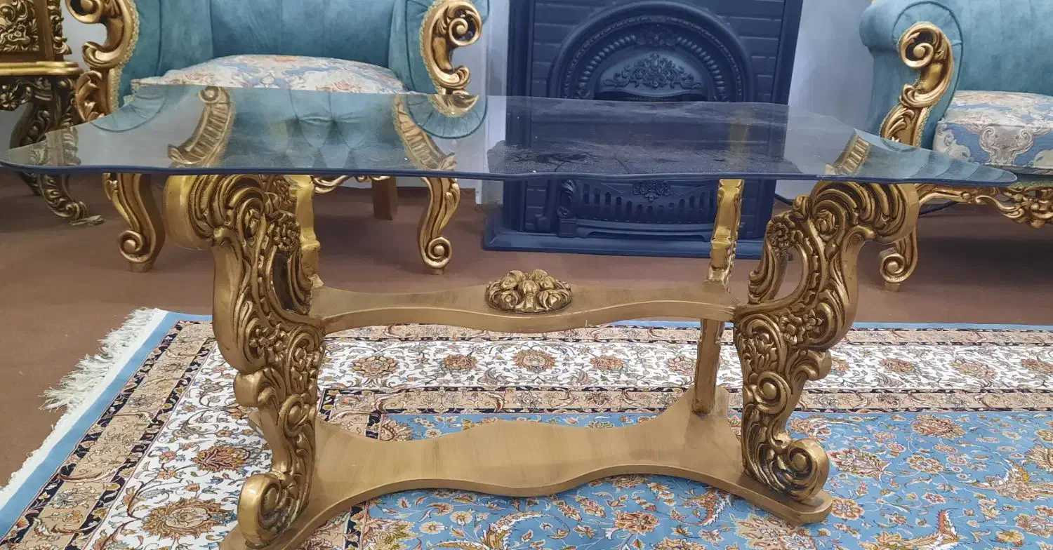 جلو مبلی چوب گردو نو|مبلمان خانگی و میز عسلی|میاندوآب, |دیوار