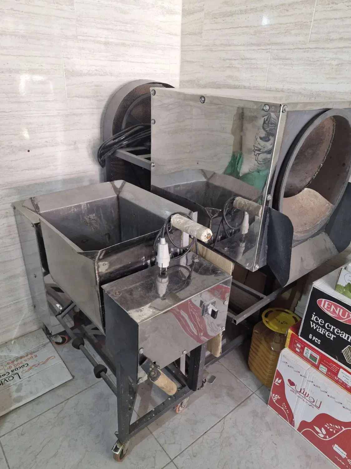 دستگاه تخمه پزی ۱۰ کیلویی و شور کن|ماشین‌آلات صنعتی|کرمانشاه, |دیوار