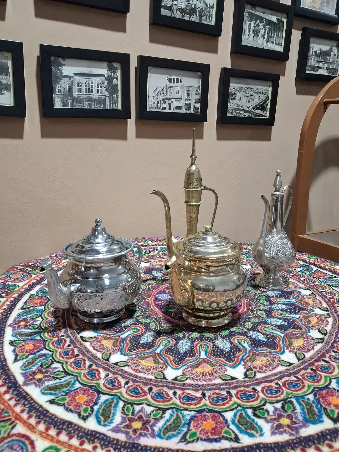 دوعدد قوری ودو عدد گلاب پاش|کلکسیون اشیاء عتیقه|رفسنجان, |دیوار