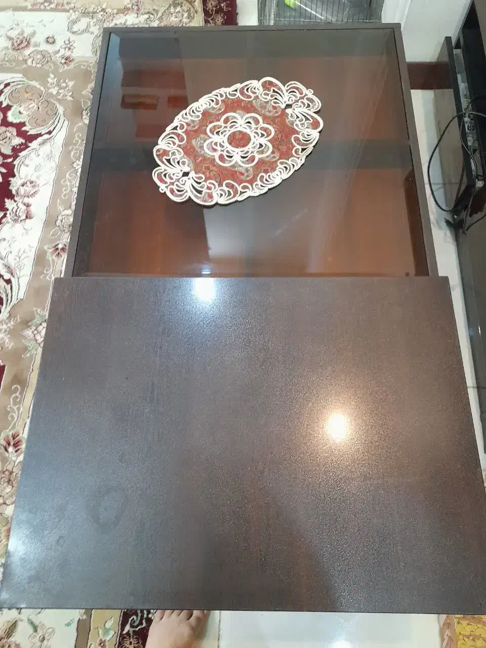 میز جلو مبلی همراه با دو کشور بزرگ بدون عسلی|مبلمان خانگی و میز عسلی|تهران, شهرک شریعتی|دیوار