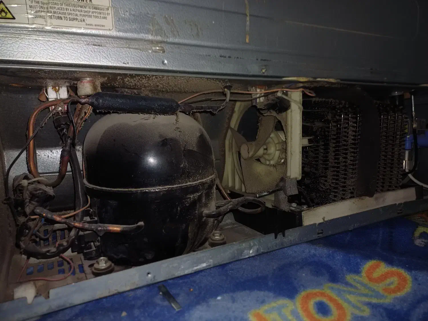 فروش ساید سامسونگ نیاز به تعمیر(مزایده)|یخچال و فریزر|بندر امام خمینی, |دیوار