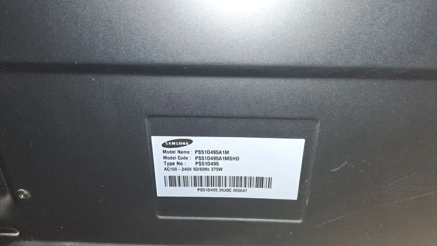 تی وی شکسته ۵۵ سامسونگ|تلویزیون و پروژکتور|تهران, بروجردی|دیوار