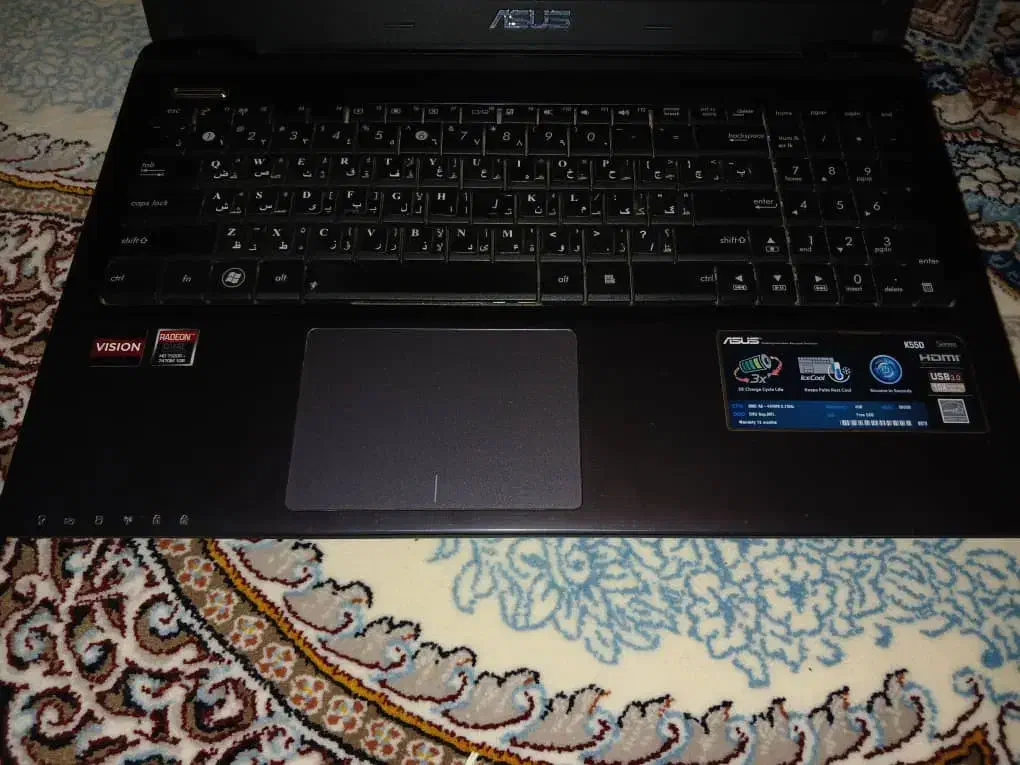 لپ تاپ نیازمند تعمیر ایسوس با شارژر و باطری|رایانه همراه|قزوین, |دیوار