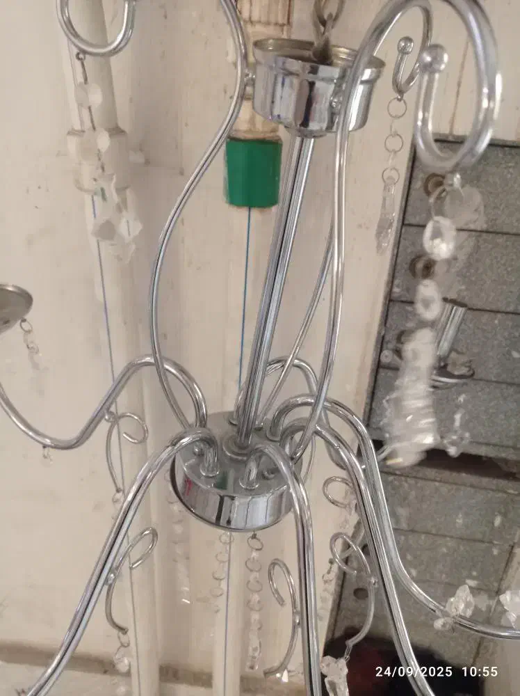 لوستر|لوستر و چراغ آویز|میانه, |دیوار