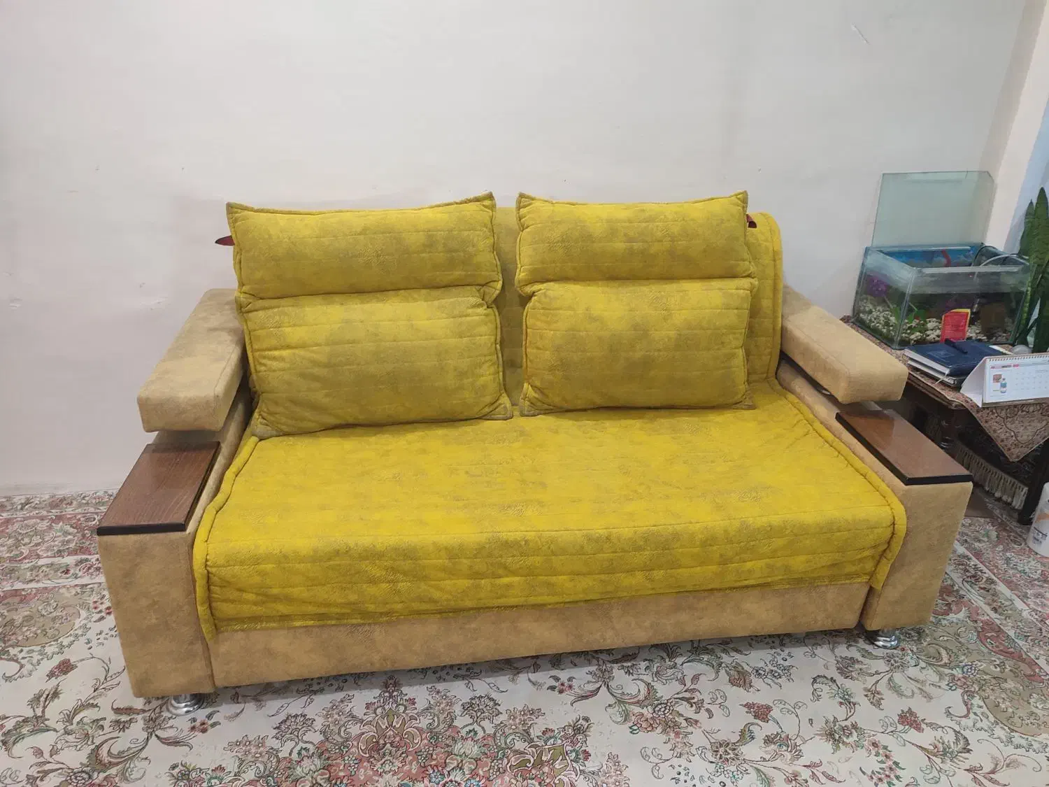 مبل تختخواب شو درجه یک روماک|مبلمان خانگی و میز عسلی|گرگان, |دیوار