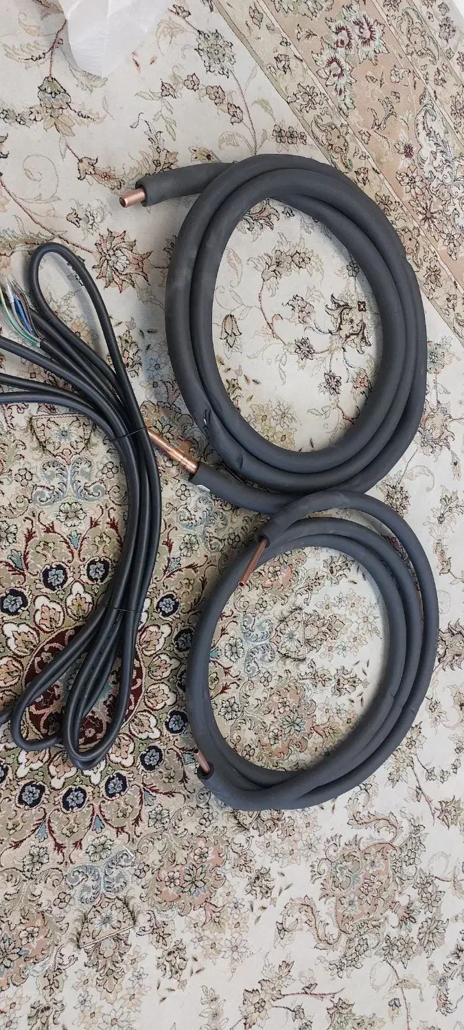ست کامل لوله مسی وسیم برق کولر گازی ۲۴هزار|کولر گازی و فن‌کوئل|تهران, یافت آباد جنوبی|دیوار
