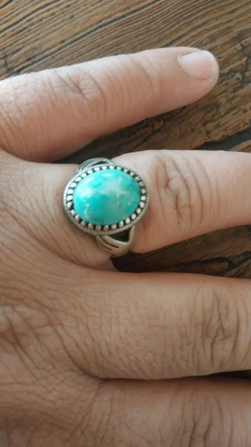 انگشتر فیروزه رکاب دست دلبر|جواهرات|ری, سرتخت|دیوار