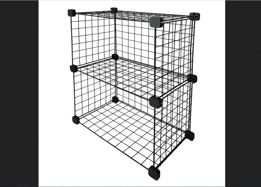 مشبک مشکی + بست|کتابخانه، شلف، قفسههای دیواری|ایلام, |دیوار