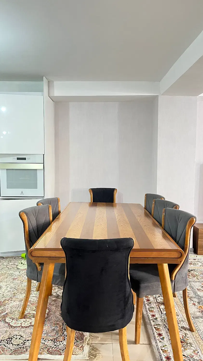 نهارخوری ۸نفره|میز و صندلی غذاخوری|صفادشت, |دیوار