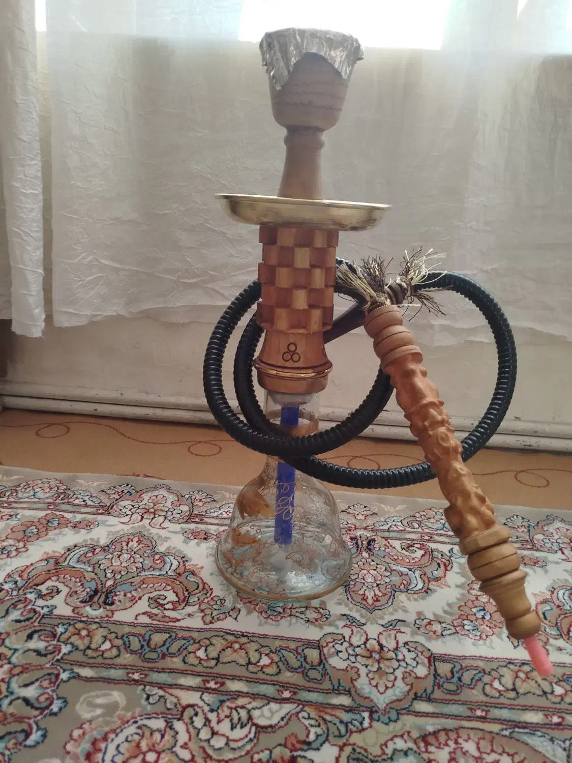 قلیان دوسیب شلیل|کلکسیون و سرگرمی|کرمانشاه, |دیوار