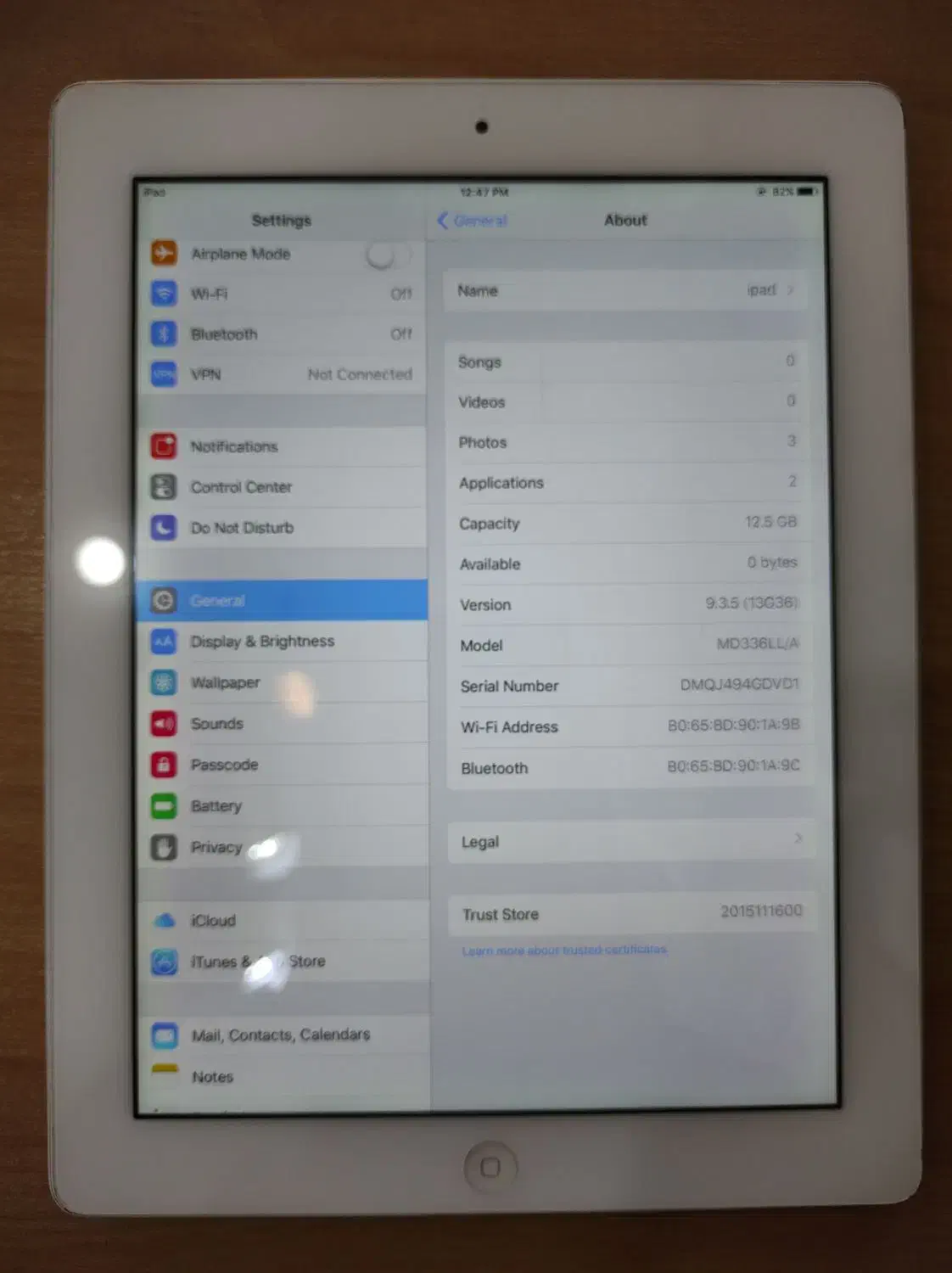 آیپد ۲|تبلت|کرج, ساسانی (قلمستان)|دیوار
