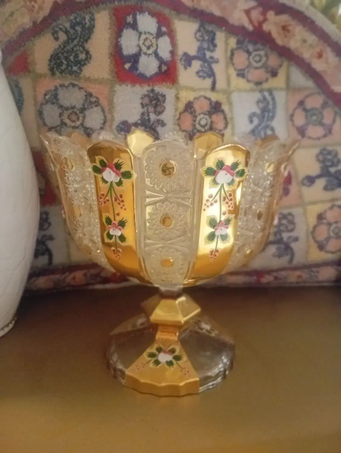 شکلات خوری وجام و میوه خوری خورشیدی اصل|ظروف سرو و پذیرایی|ورامین, ورامین|دیوار