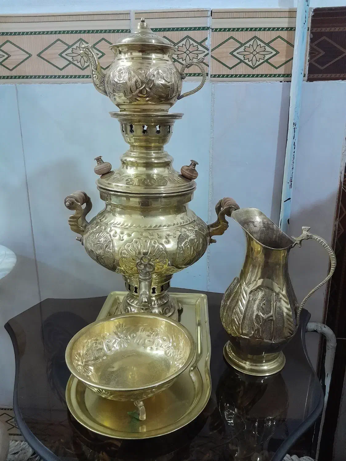 برنز سماور|کلکسیون اشیاء عتیقه|کرمانشاه, |دیوار