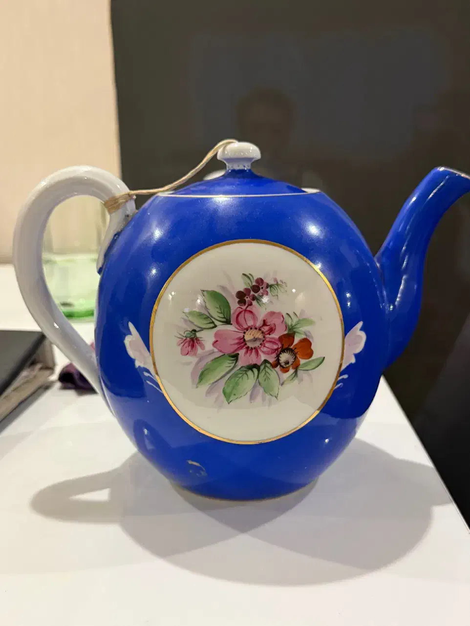 قوری گاردنر آنتیک اصل روسیه ۱۴۰ ساله|کلکسیون اشیاء عتیقه|تبریز, |دیوار