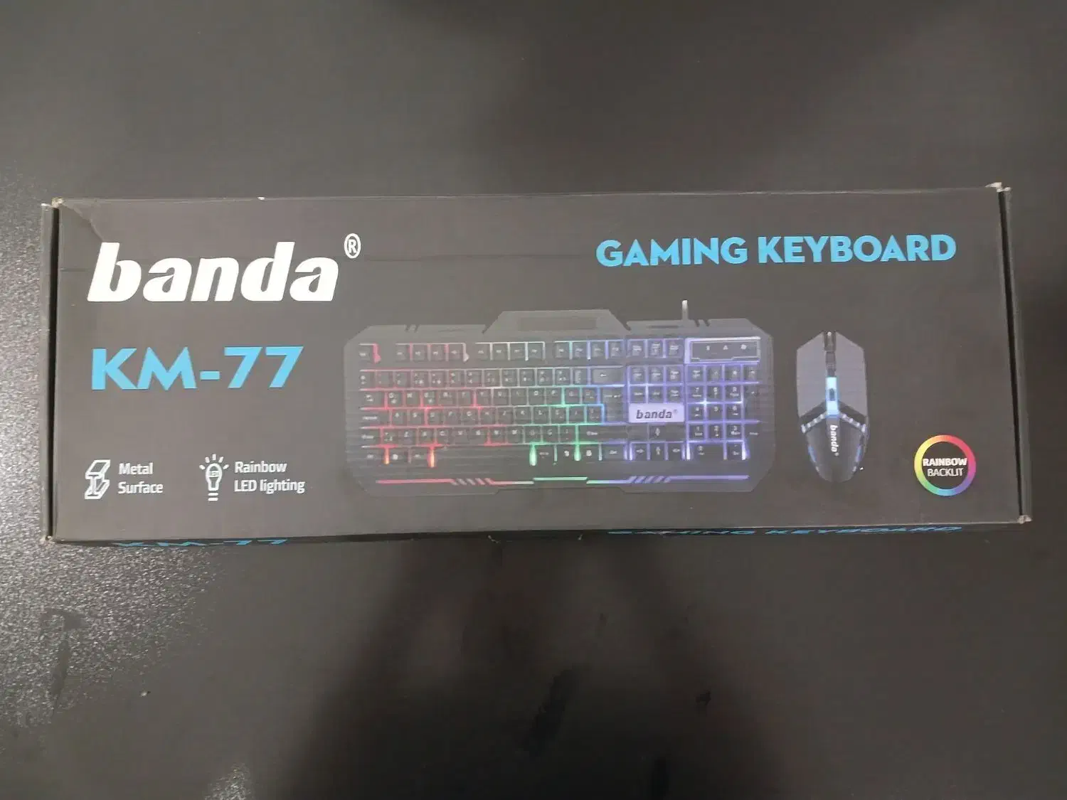 ماوس وکیبورد نو باندا مدلkm-77|قطعات و لوازم جانبی رایانه|اردبیل, |دیوار