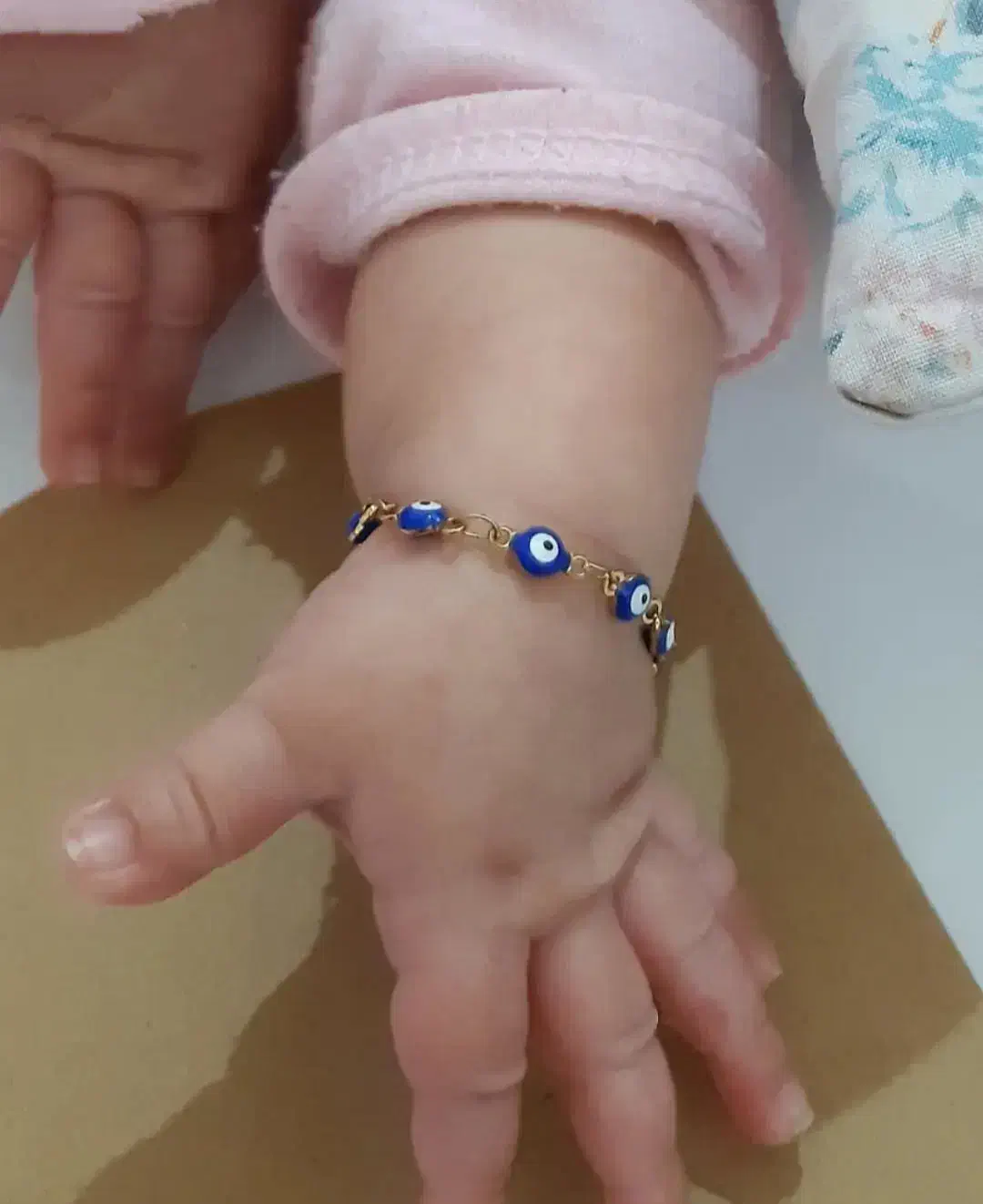 دستبندچشم ونظر نوزادی استیل ورنگ ثابت|بدلیجات|اهواز, کوی باهنر|دیوار