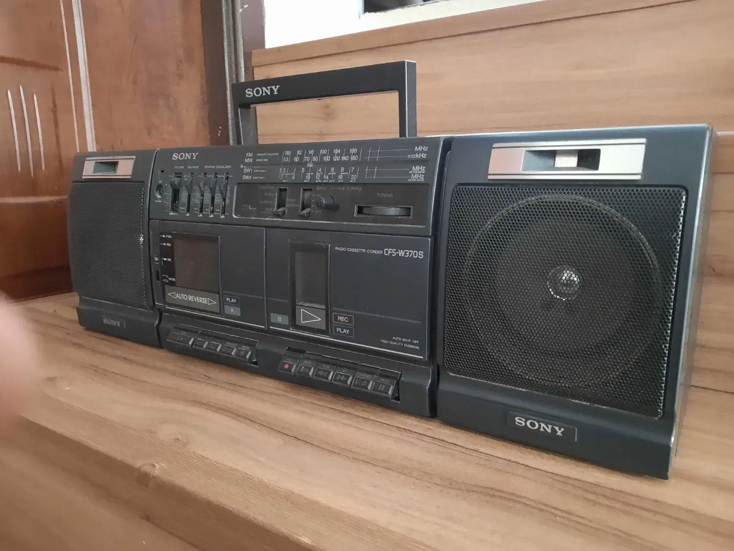 رادیو ضبط قدیمی سونی|سیستم صوتی خانگی|خوی, |دیوار