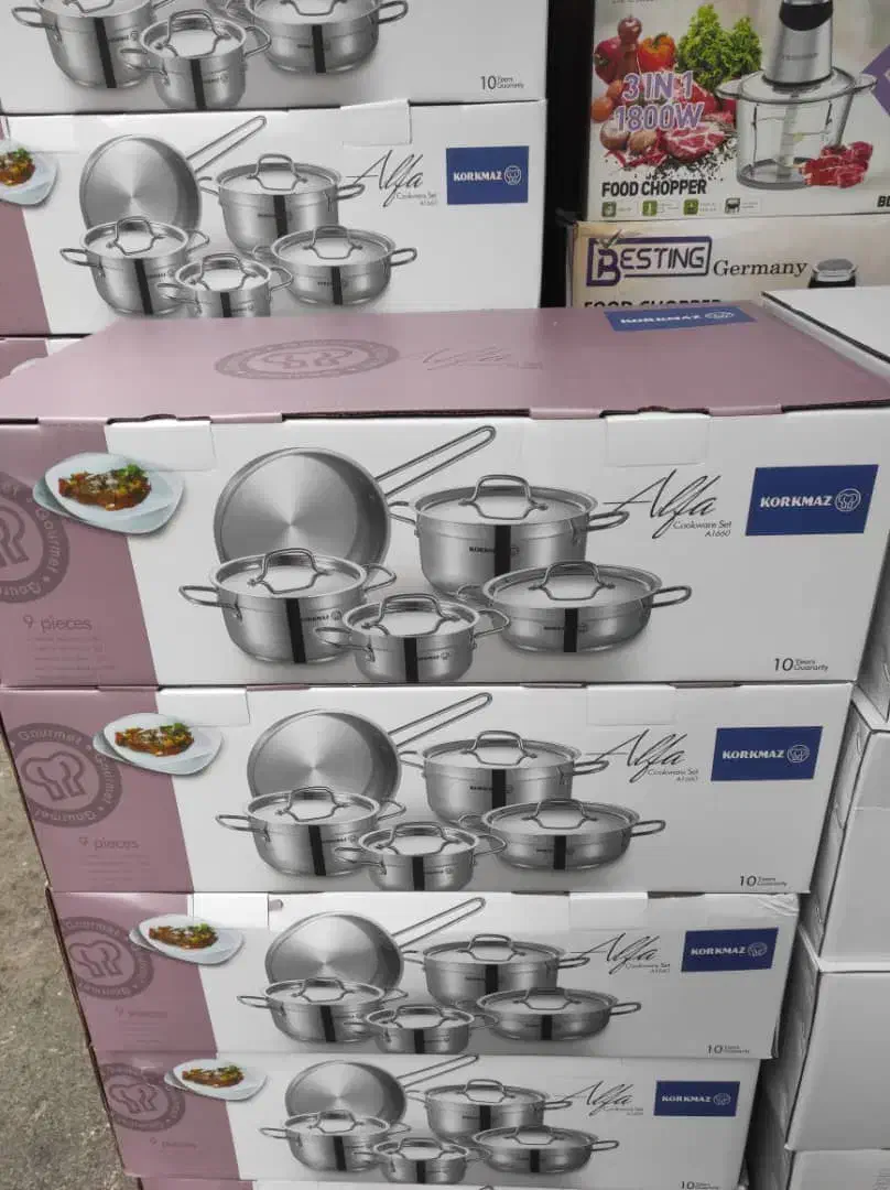 سرویس قابلمه استیل کف لیزری 21500|ظروف پخت‌وپز|شیراز, آزادگان|دیوار