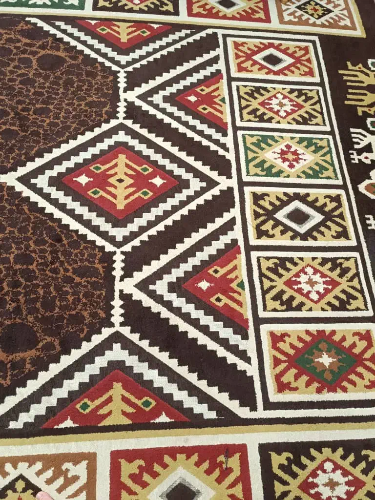 گلیم فرش ۶ متری دونه ای ۱۵۰۰ م|گلیم، جاجیم، گبه|آمل, |دیوار