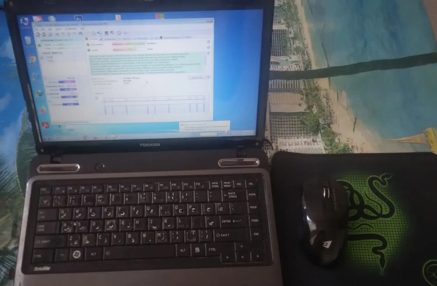 لپتاپ توشیبا  toshiba satellite L645 i3 4gig 1gig|رایانه همراه|شیراز, شهرک مخابرات|دیوار